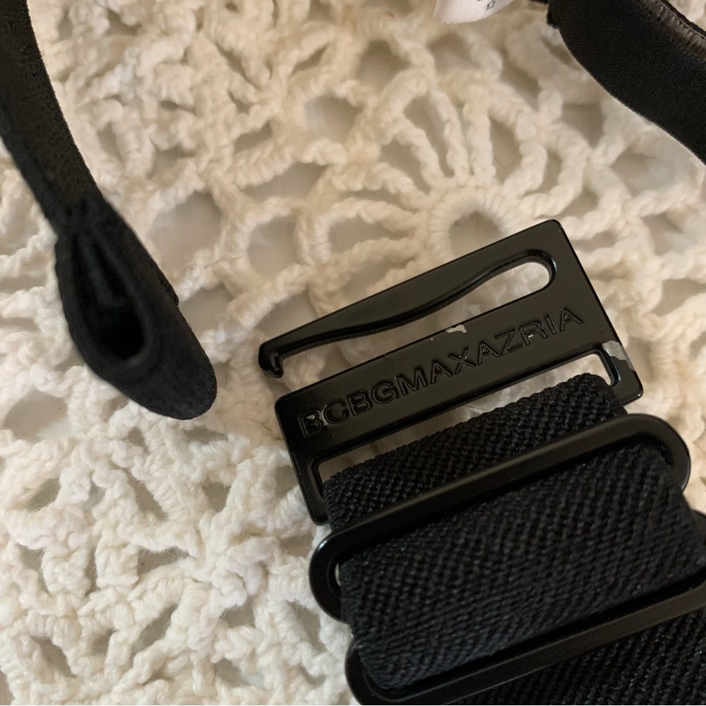BCBGMaxAzria Crystal Floral Accent Statement Belt - Picture 7 of 9